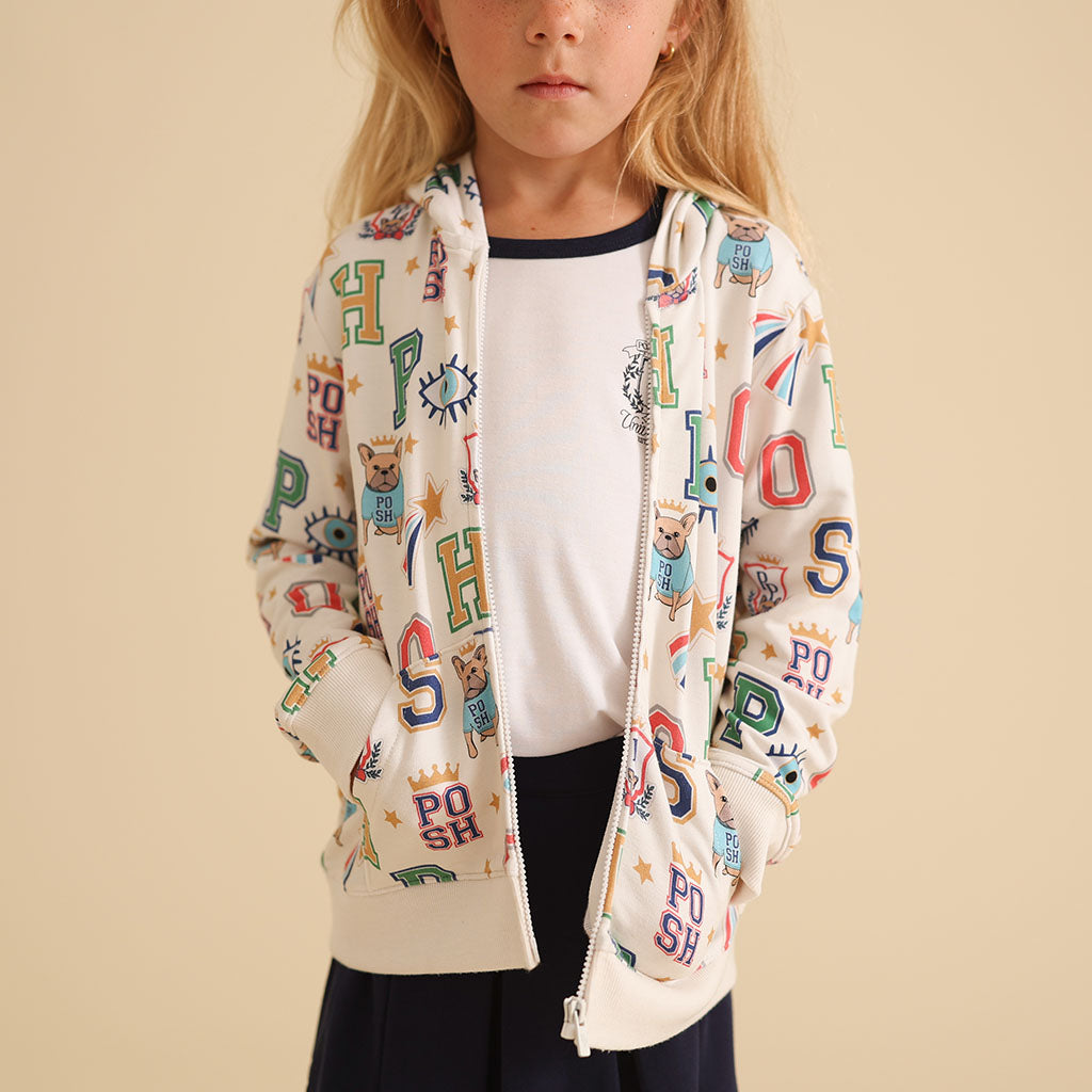 Brooke French Terry Zippered Hoodie