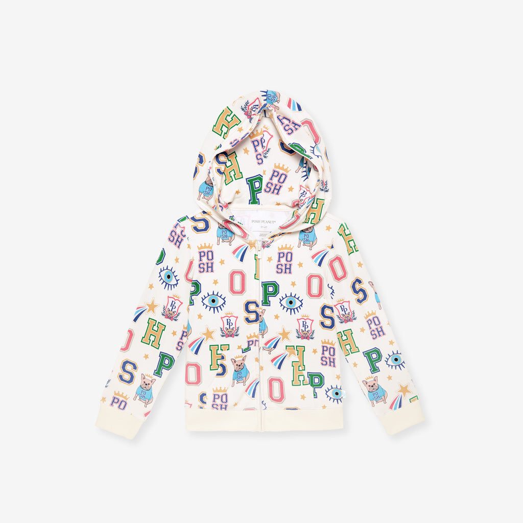 Brooke French Terry Zippered Hoodie
