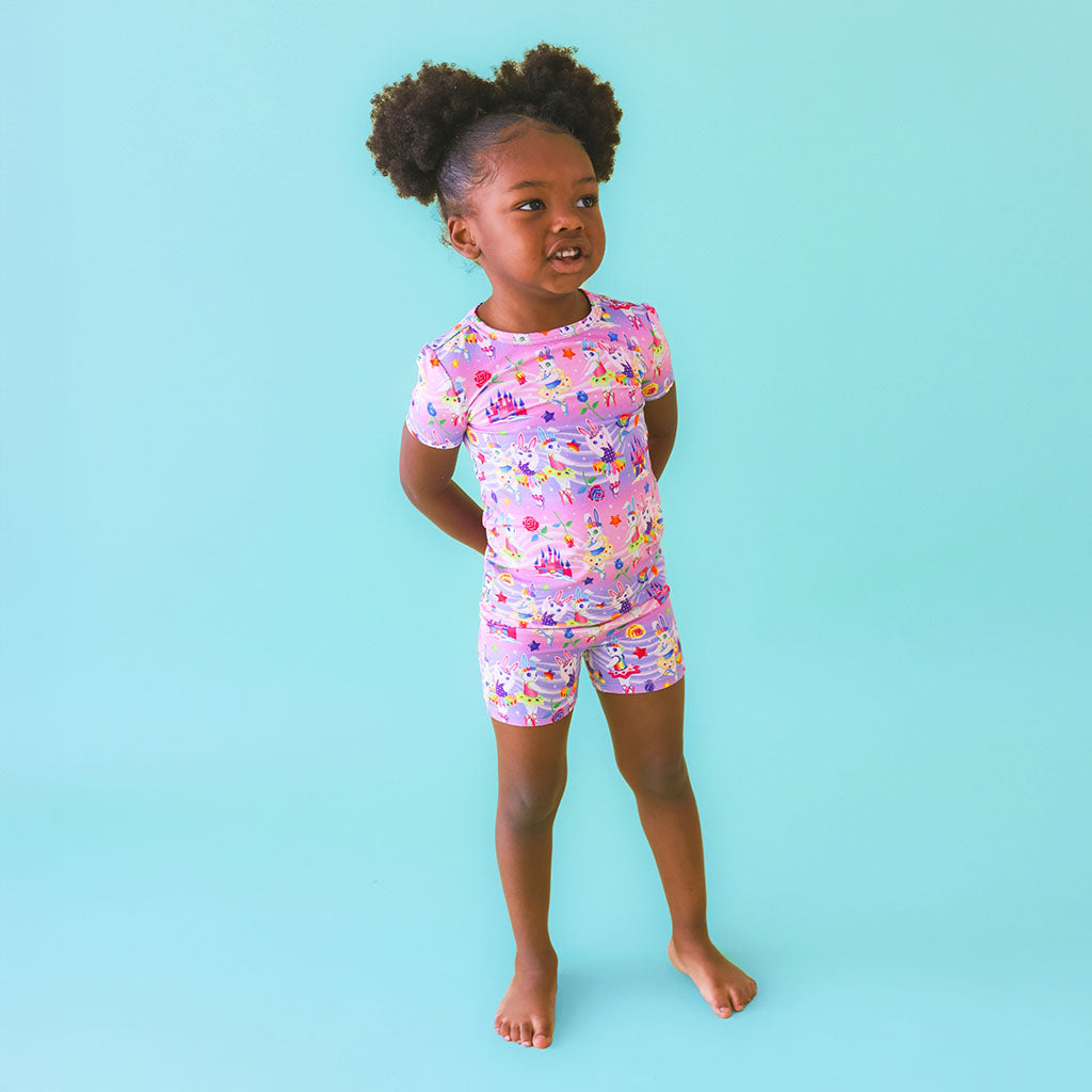 Lisa Frank® Ballerina Bunnies Classic Pajama Short Set