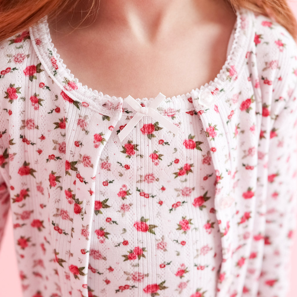 American Girl® Rosebud Pointelle Cardigan