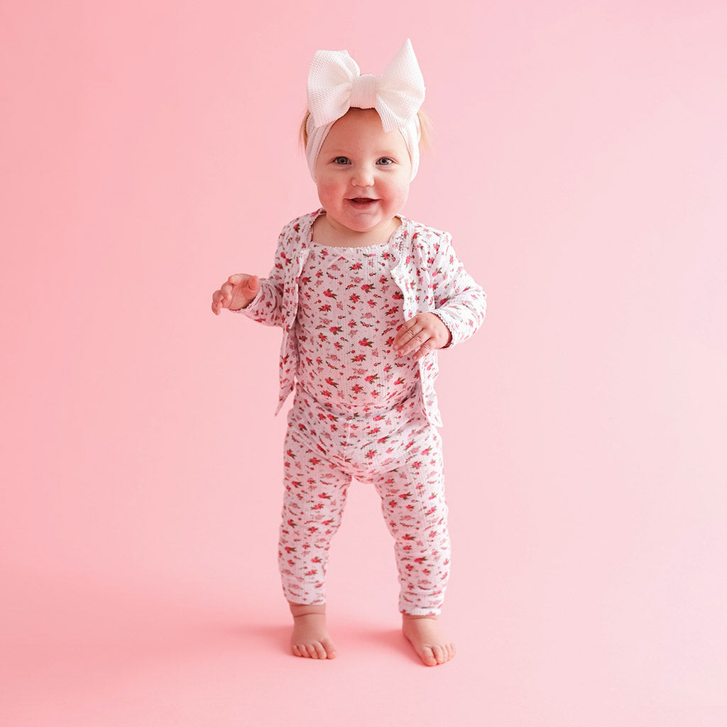 American Girl® Rosebud Pointelle Cardigan