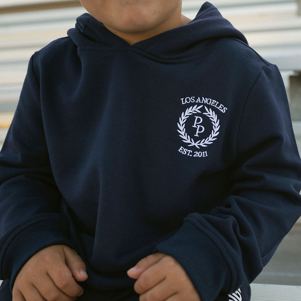 Varsity Navy Fleece Hoodie