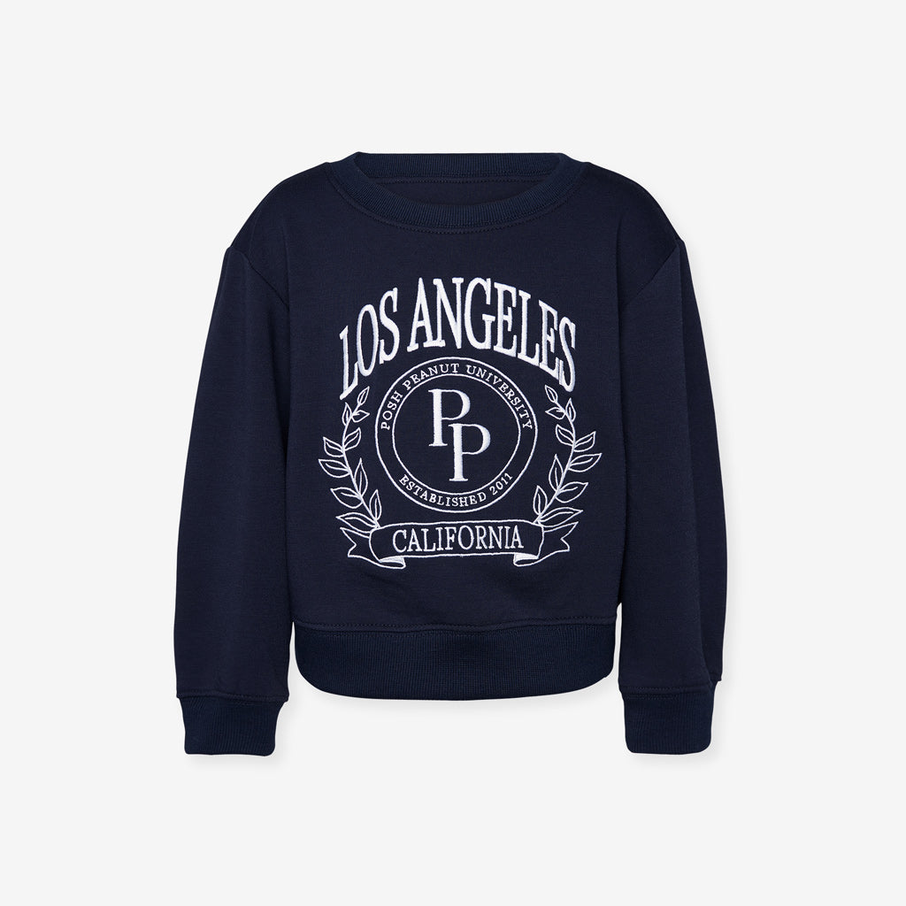 Varsity Navy Fleece Sweatshirt