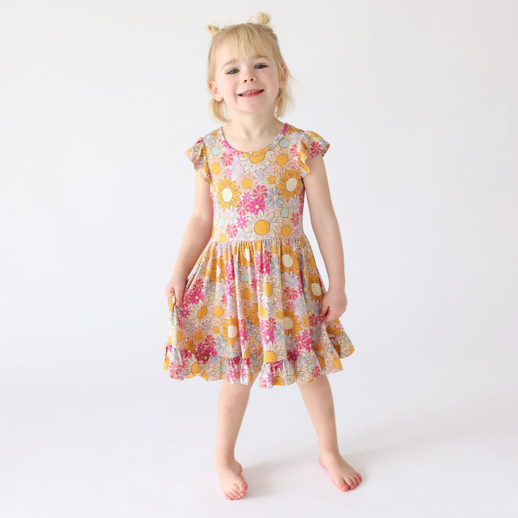 Rosalinda Ruffled Twirl Dress