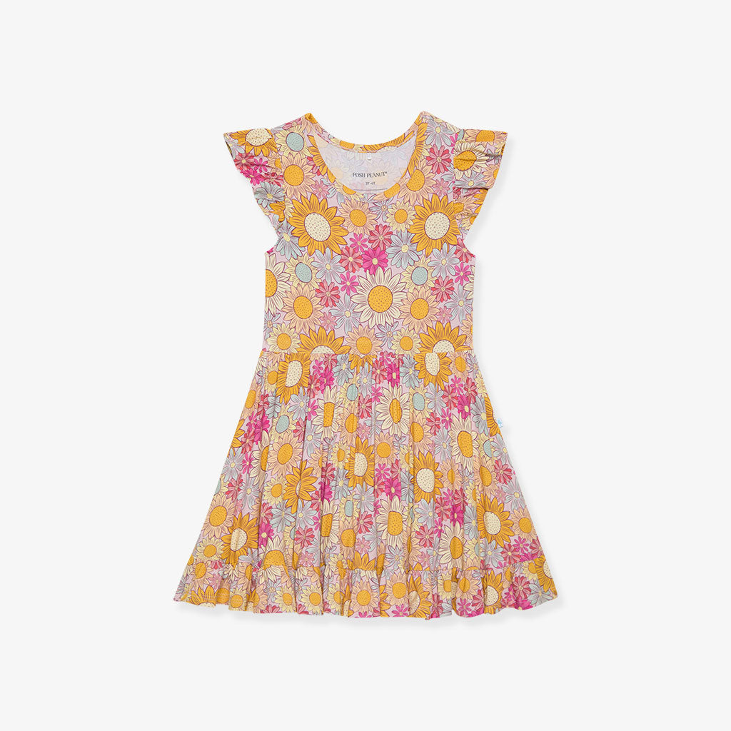 Rosalinda Ruffled Twirl Dress