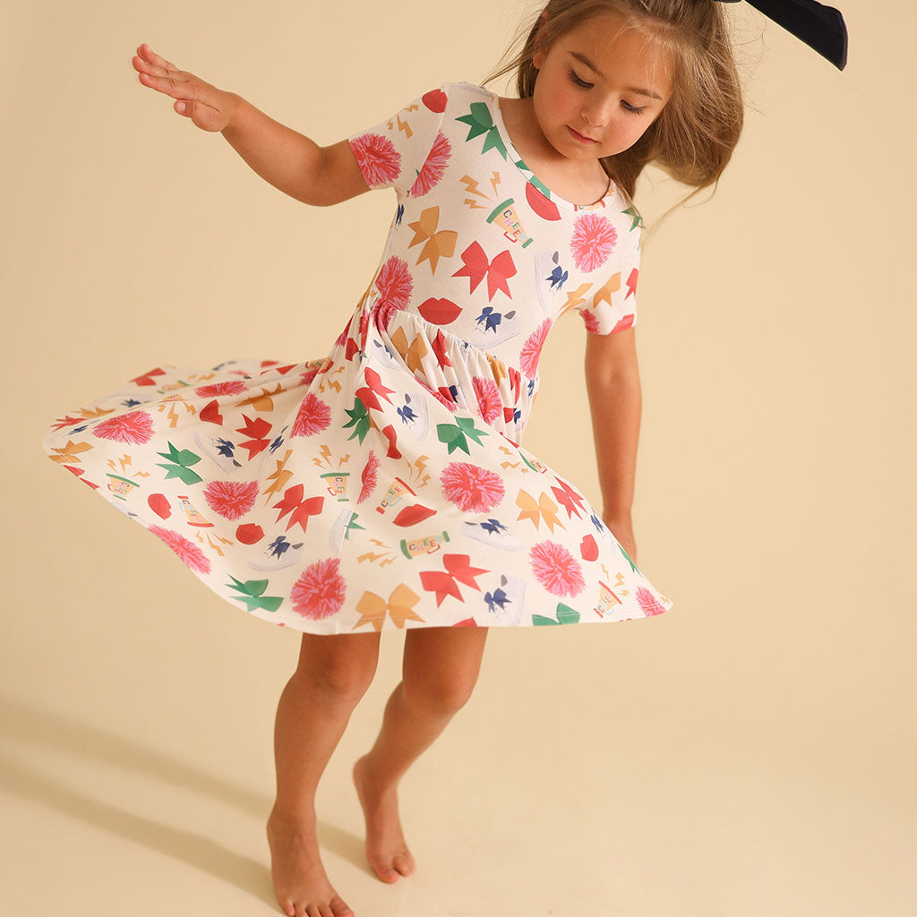 Sabrina Criss-Cross Twirl Dress