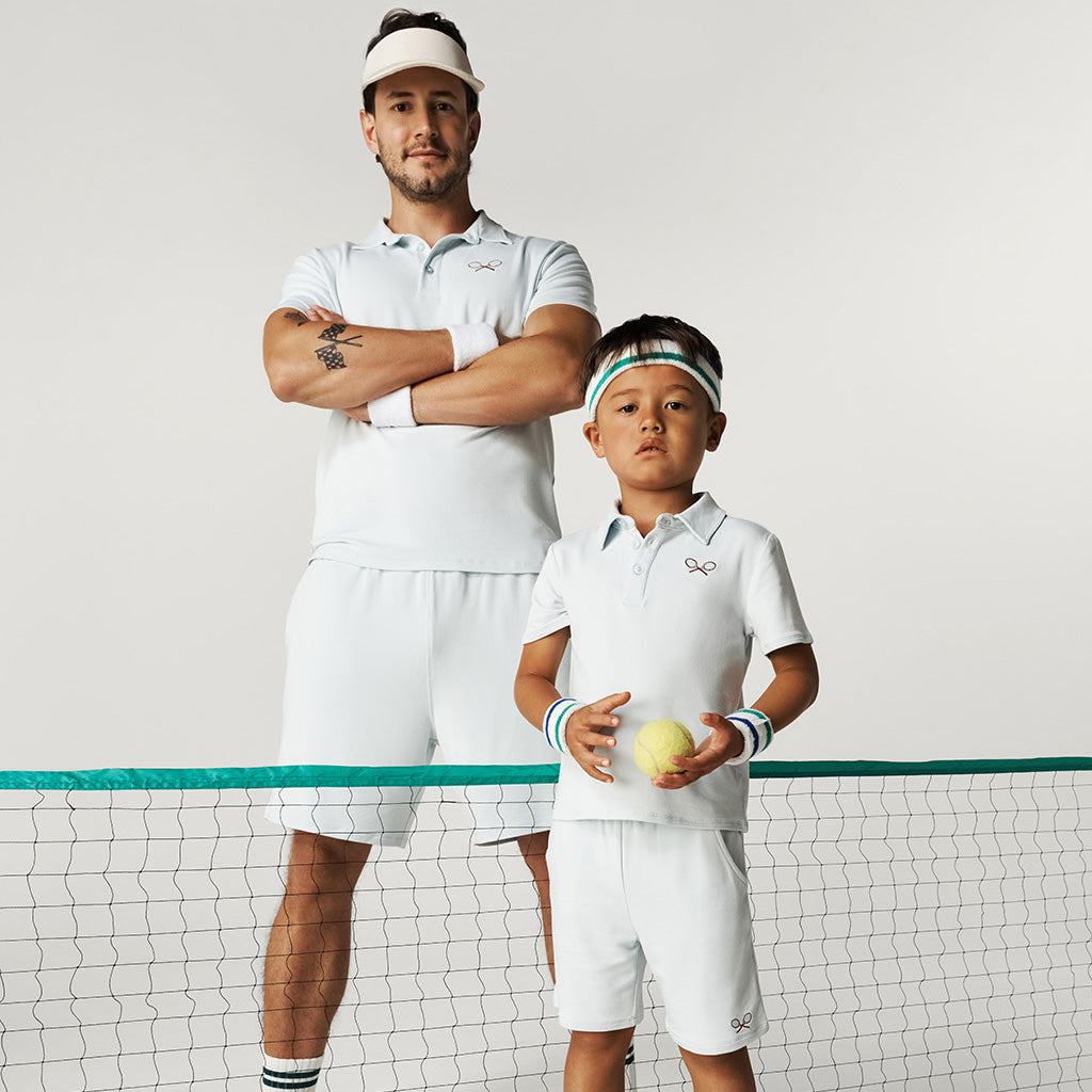 Racket French Terry Polo Shirt
