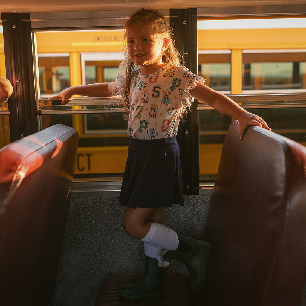 Brooke Ruffled Boxy Tee