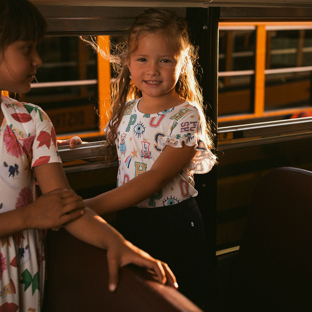 Brooke Ruffled Boxy Tee