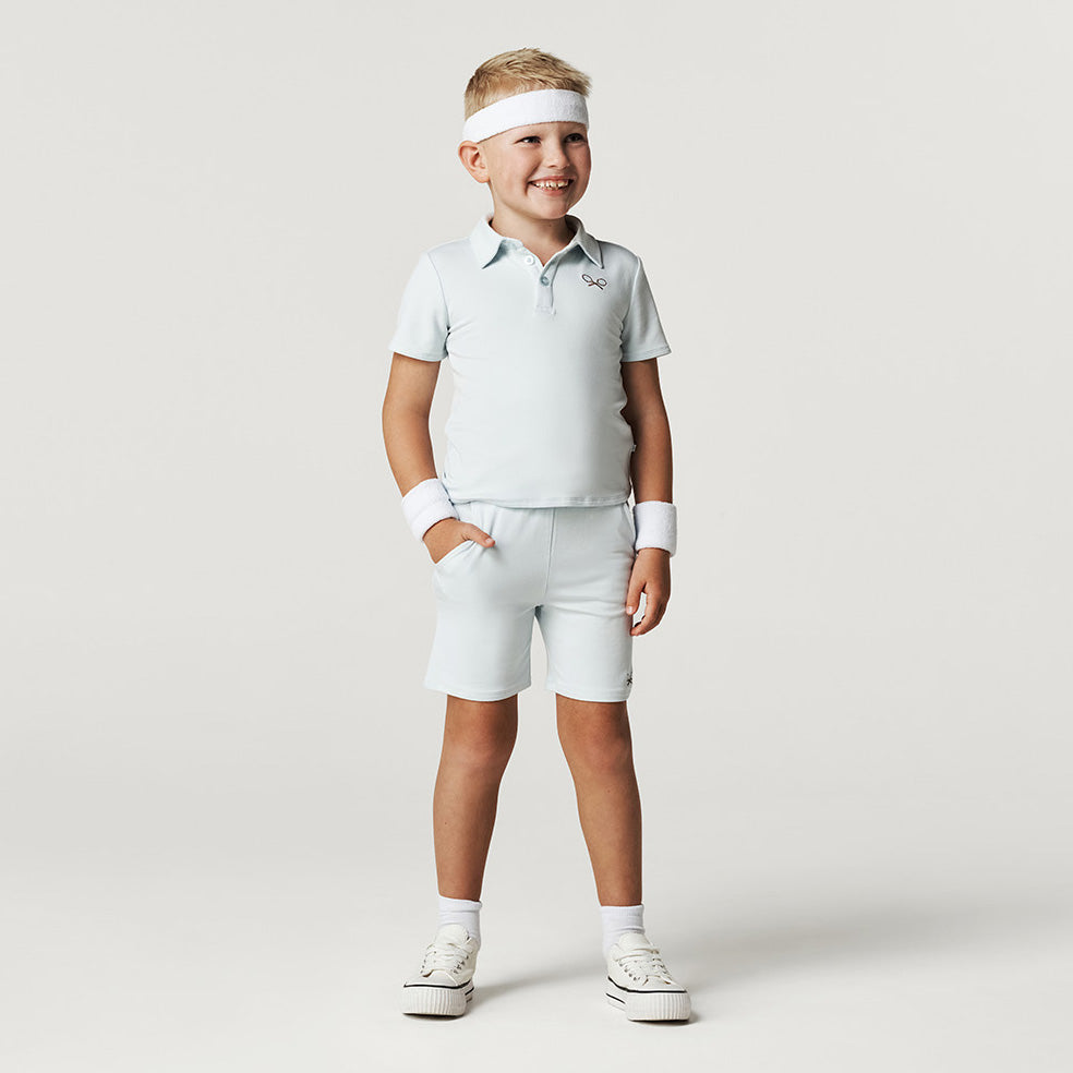 Racket French Terry Polo Shirt