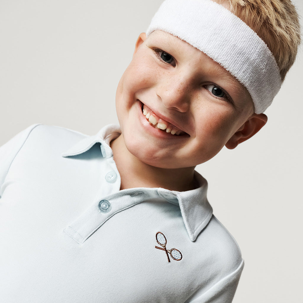 Racket French Terry Polo Shirt