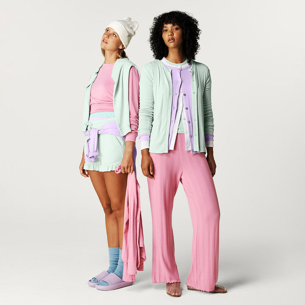 Cruisin' Pink Women's Pointelle Pants