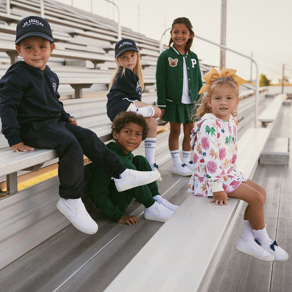 Varsity Navy Fleece Joggers