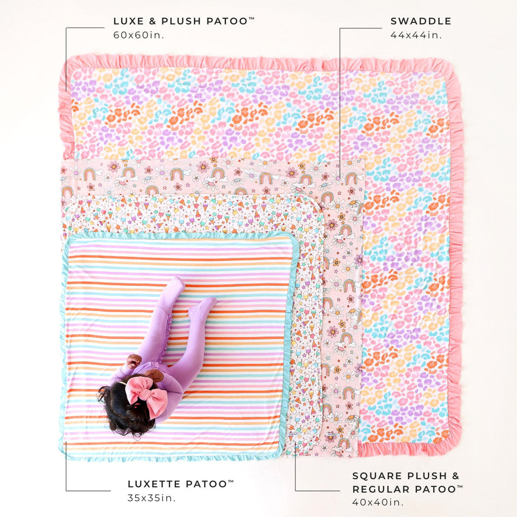 Superman & Soaring Superman Luxe Patoo® Blanket