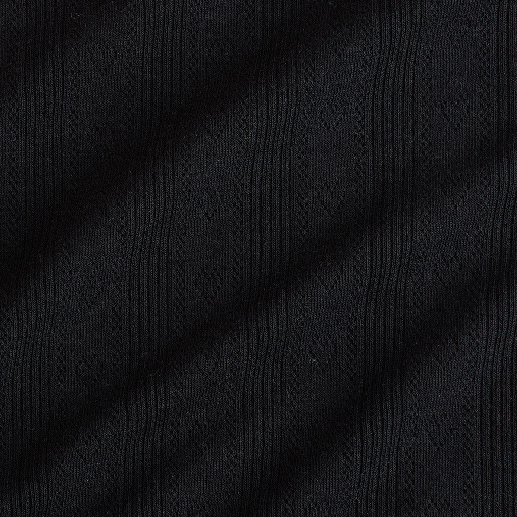 Women's Black Pointelle Cardigan