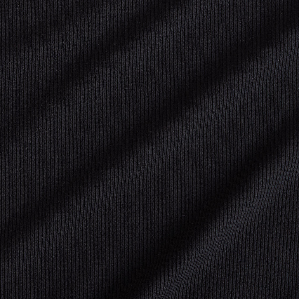 Black Premium Knit Straight Pants