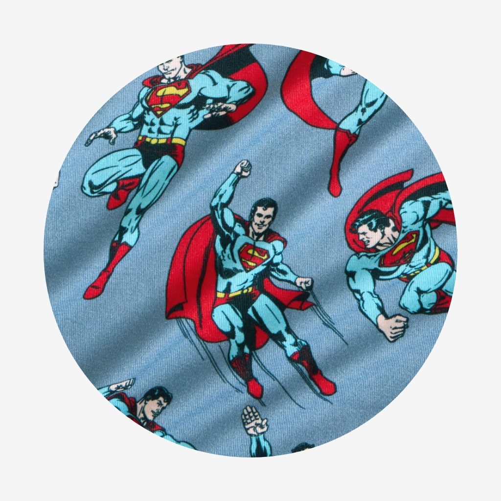 Superman Footie Zippered One Piece