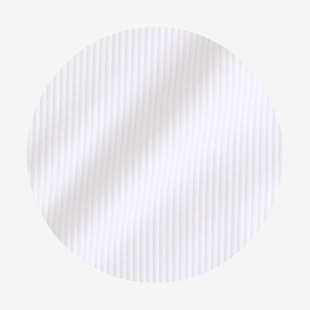 Women's White Premium Knit Racerback Tank